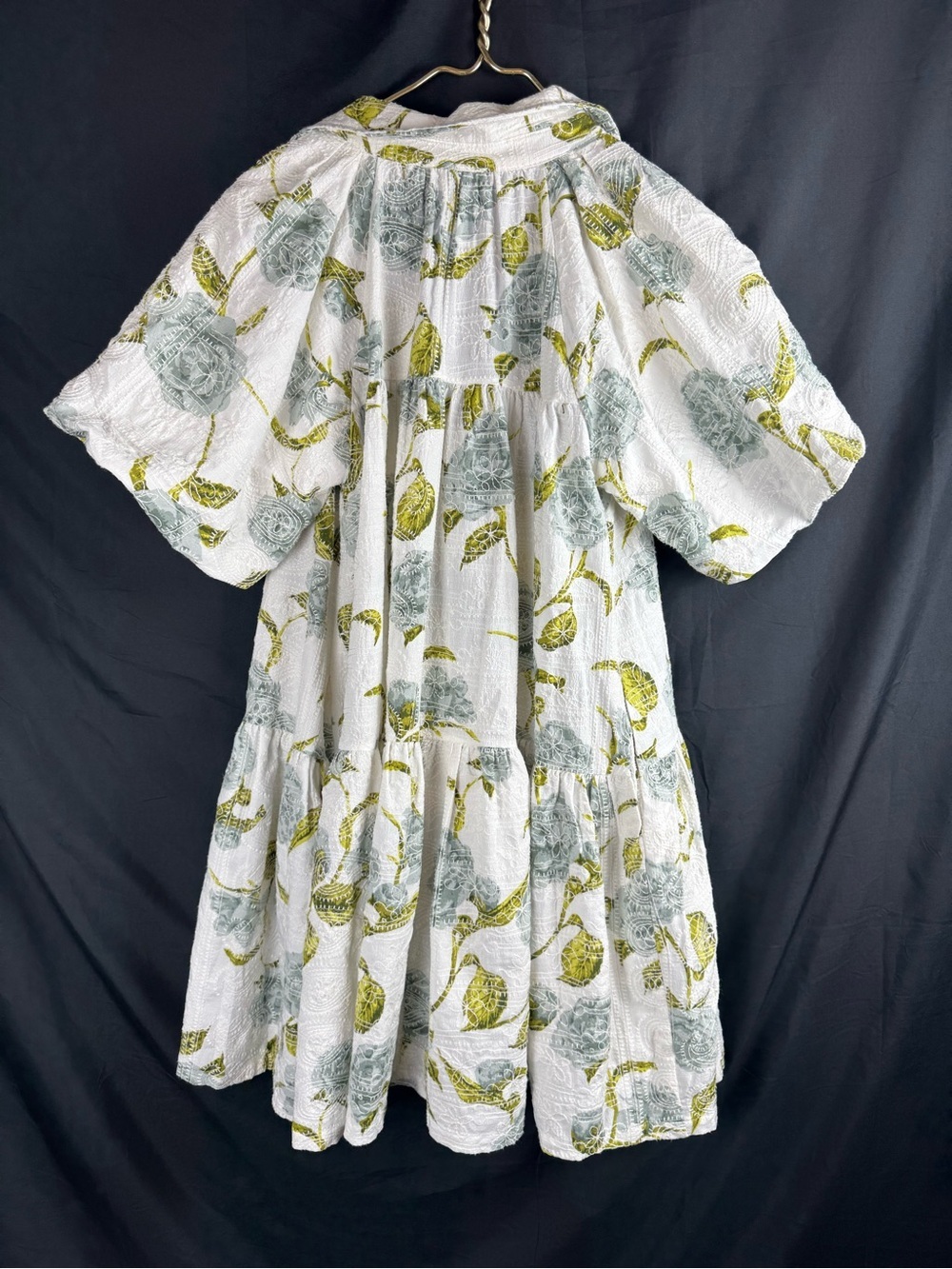 Anthropologie En Saison Mallory Shirt Dress Sz S Oversized Babydoll Coastal - Picture 12 of 12